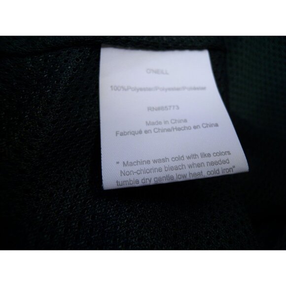 O'Neill Hooded Jacket Zippered Lined Pockets Drawstring Dark Grey Women's Size M - Picture 8 of 8